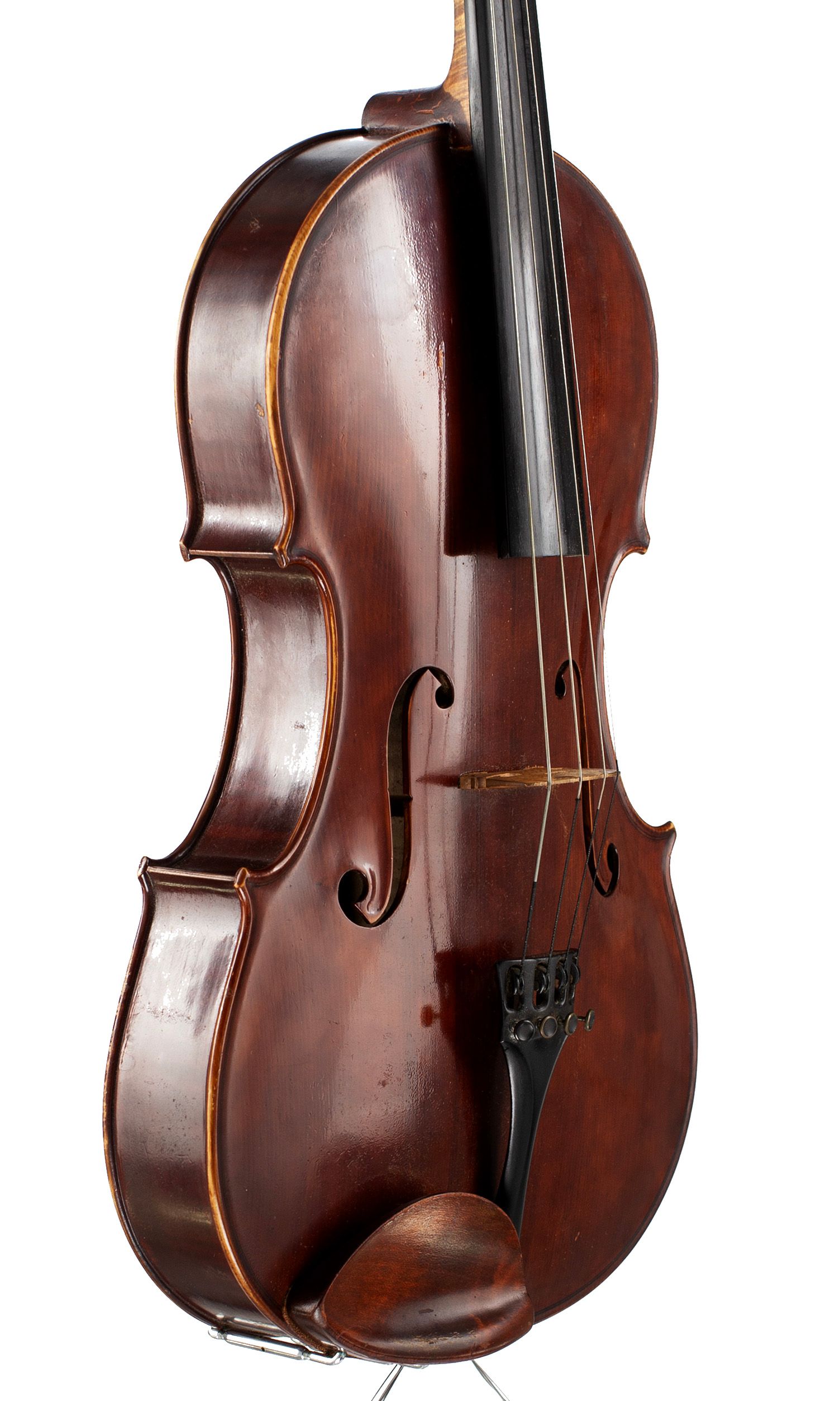 Viola by Lawrence Cocker, Derby, 1951 — angled view, 50°