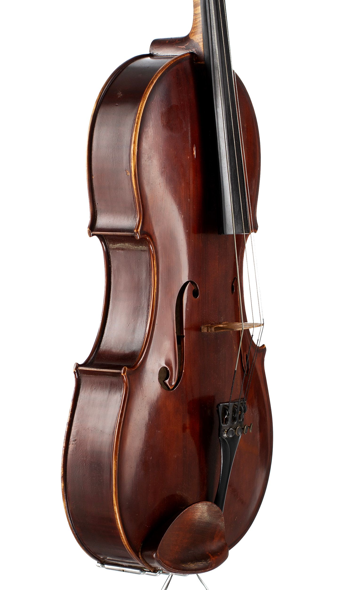 Viola by Lawrence Cocker, Derby, 1951 — angled view, 60°