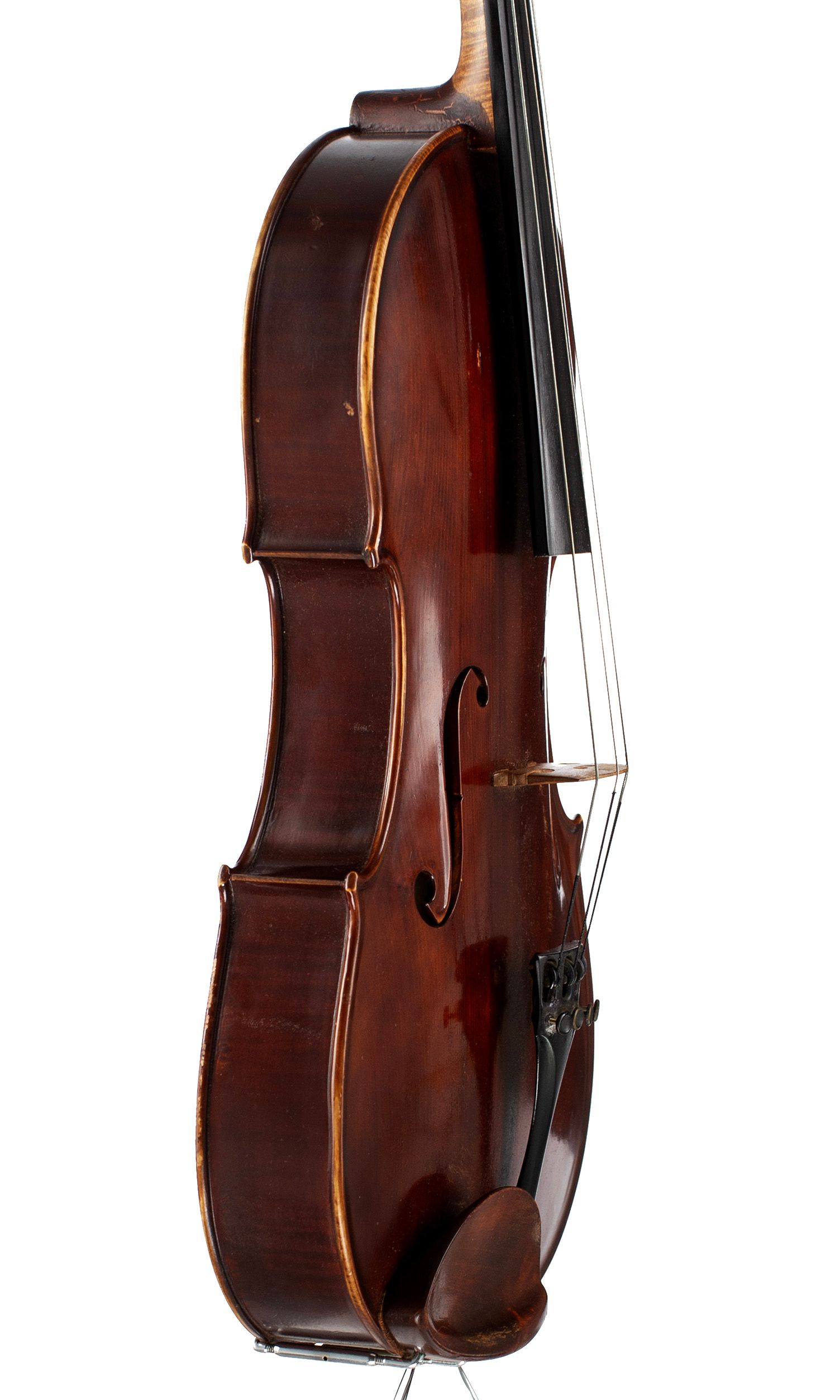 Viola by Lawrence Cocker, Derby, 1951 — angled view, 70°