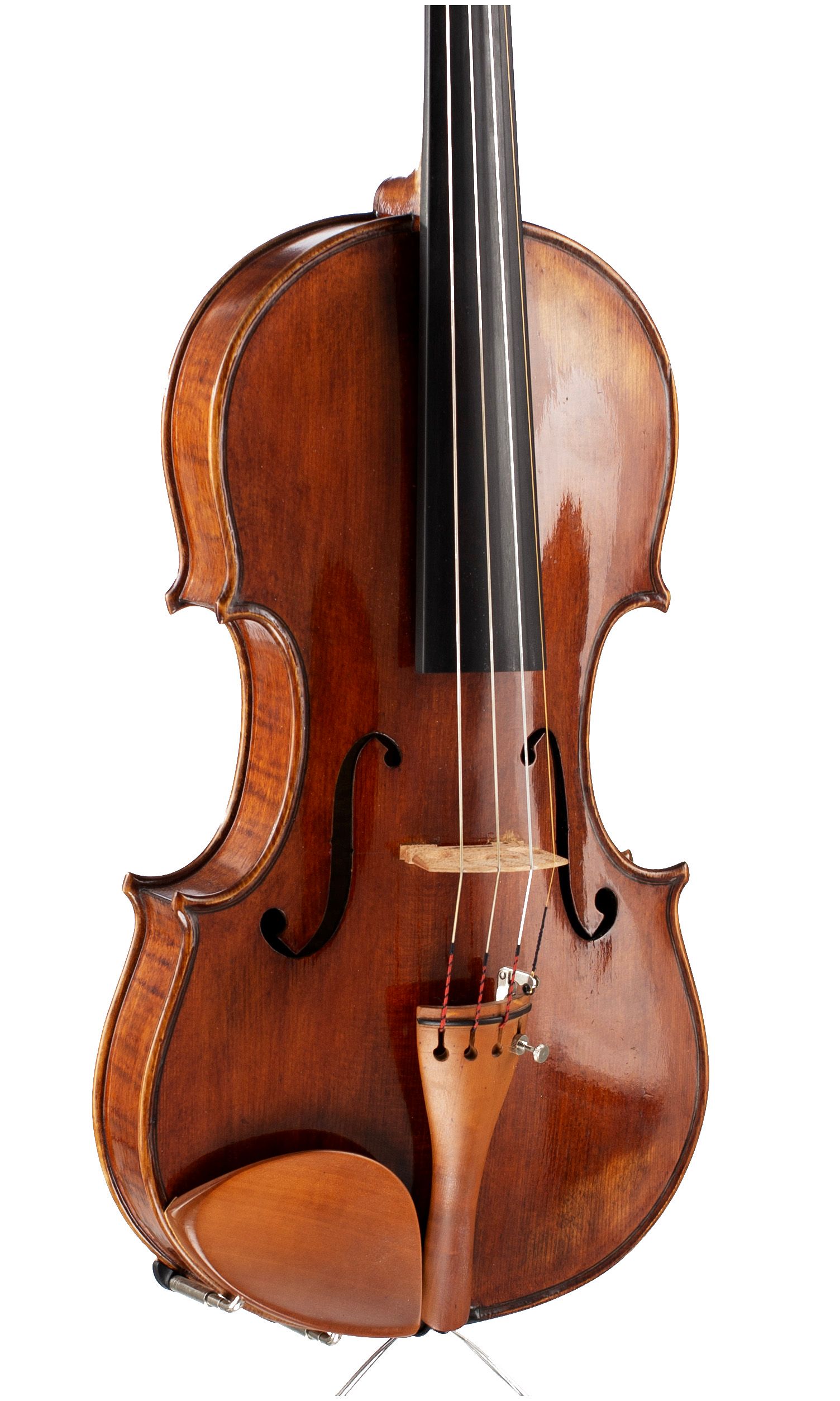 Violin by Joseph Ross, Pitlochry, 2000 — angled view, 30°