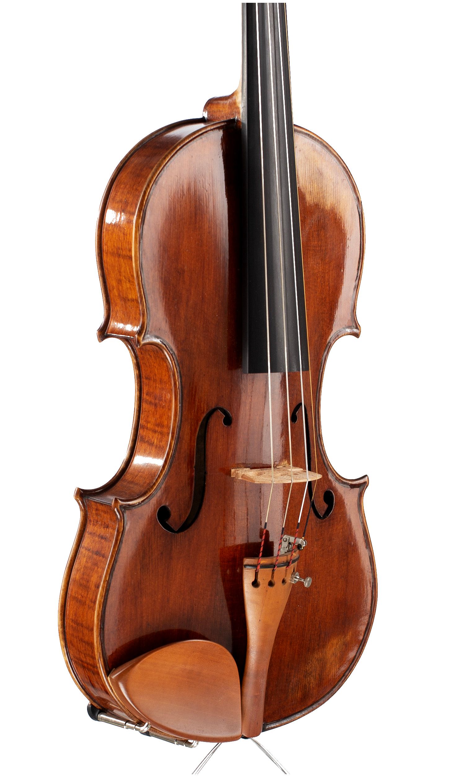 Violin by Joseph Ross, Pitlochry, 2000 — angled view, 40°