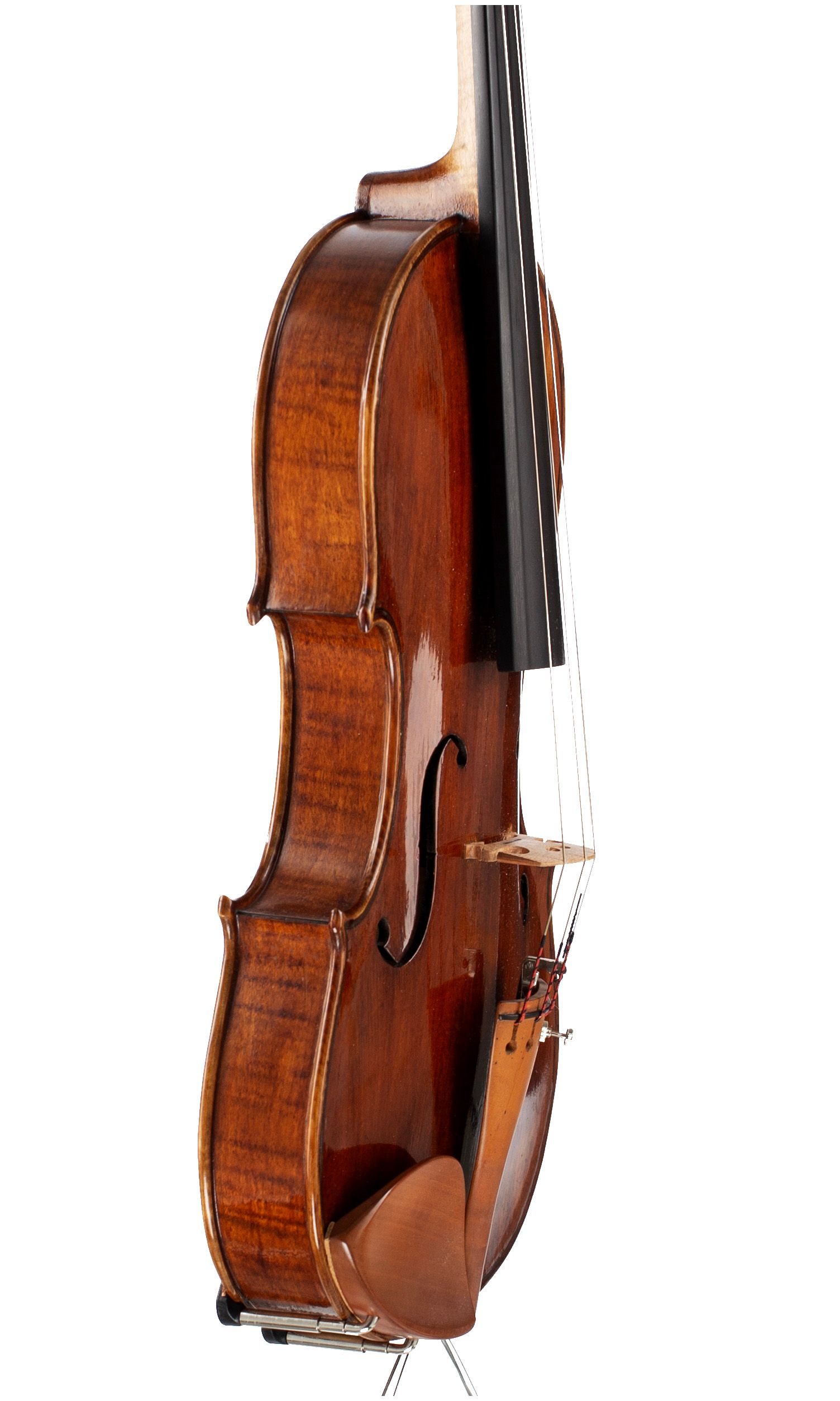 Violin by Joseph Ross, Pitlochry, 2000 — angled view, 70°