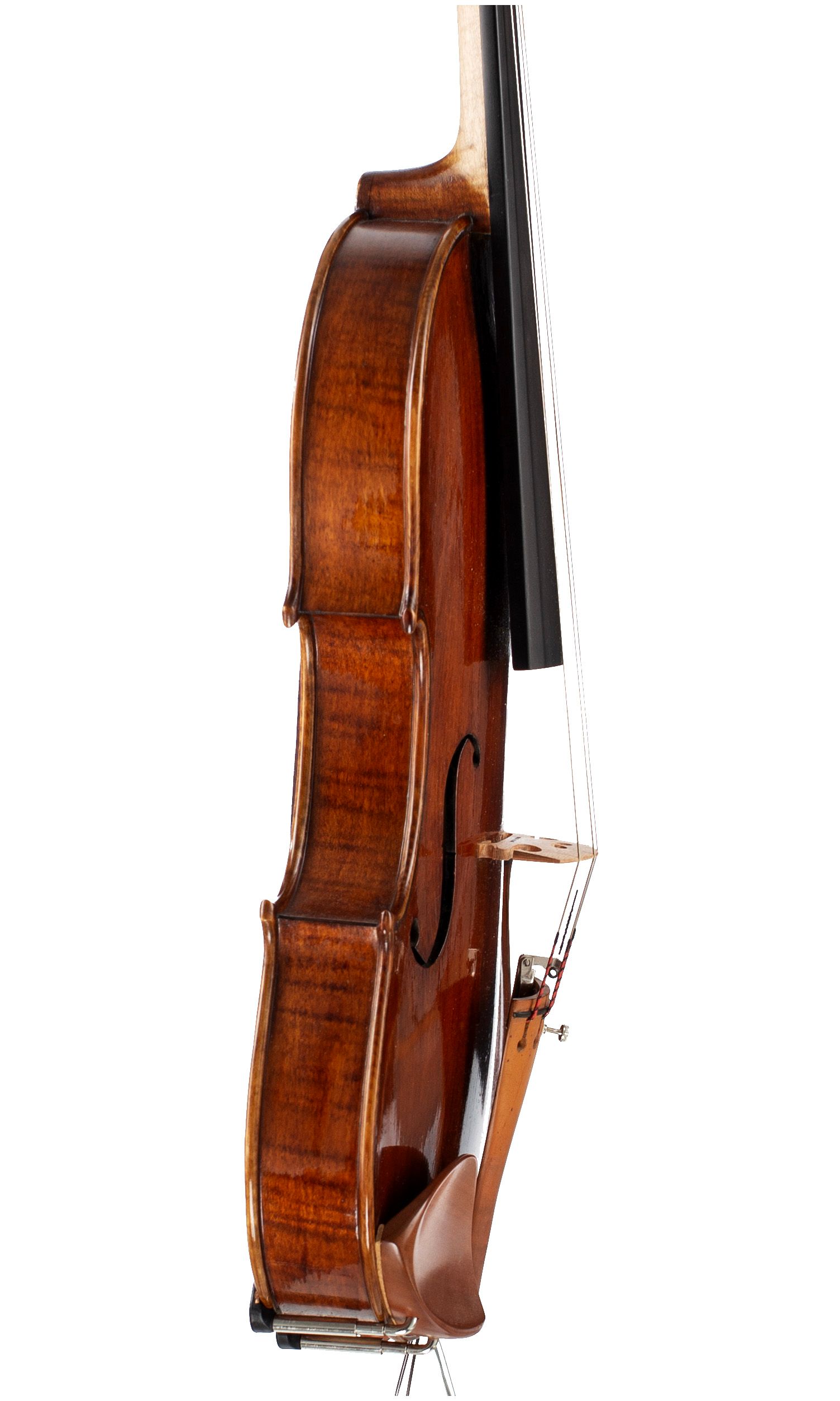 Violin by Joseph Ross, Pitlochry, 2000 — angled view, 80°