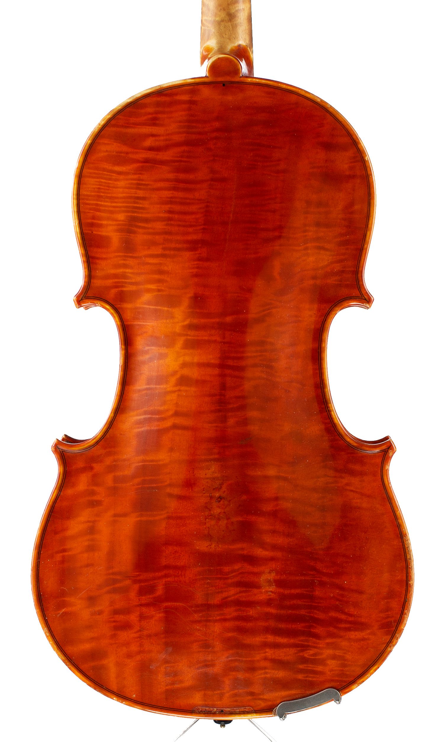 Viola by Istvan Konya, circa 1980 — back