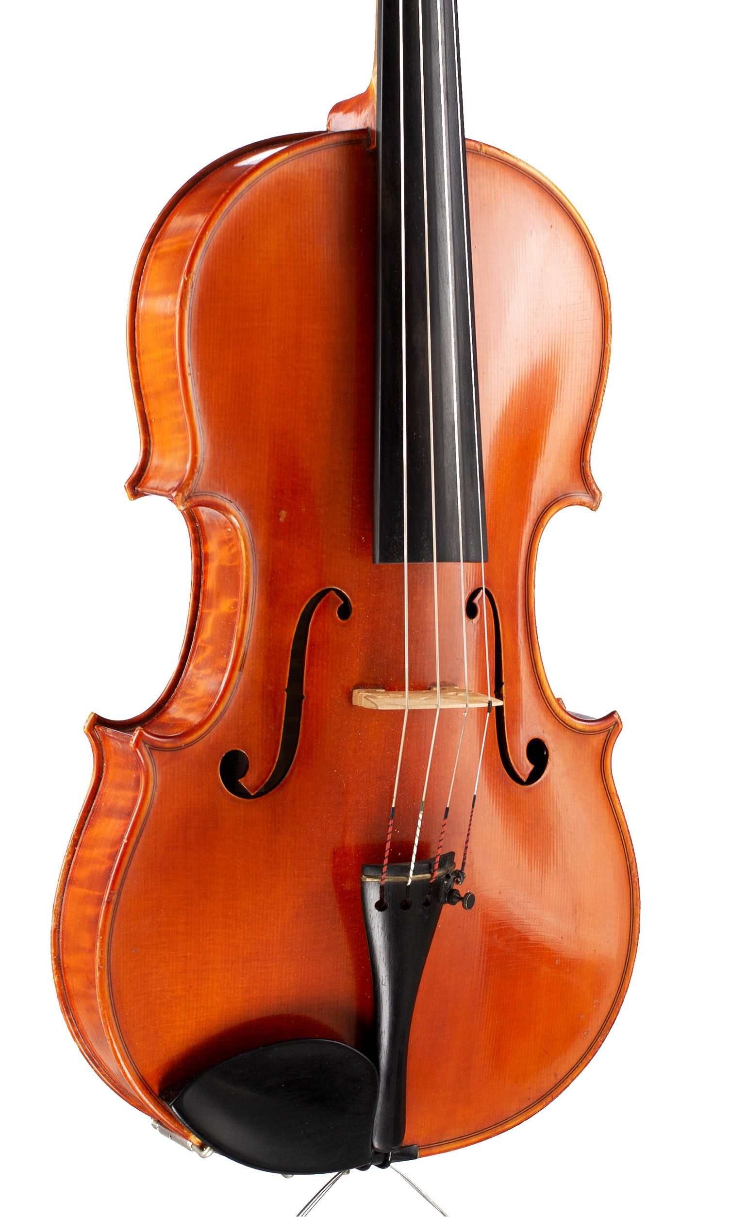 Viola by Istvan Konya, circa 1980 — angled view, 30°