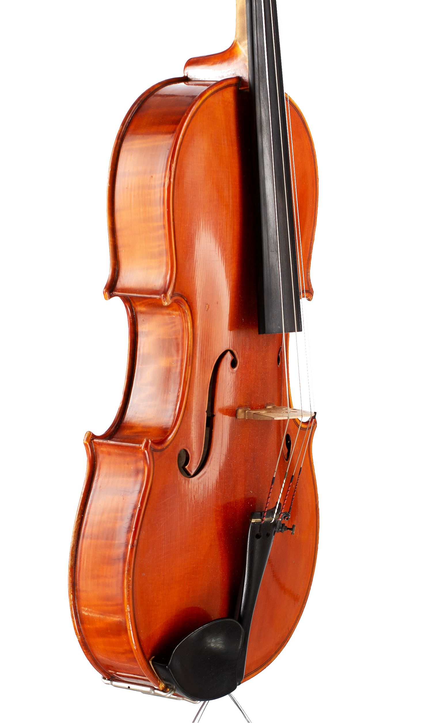 Viola by Istvan Konya, circa 1980 — angled view, 60°