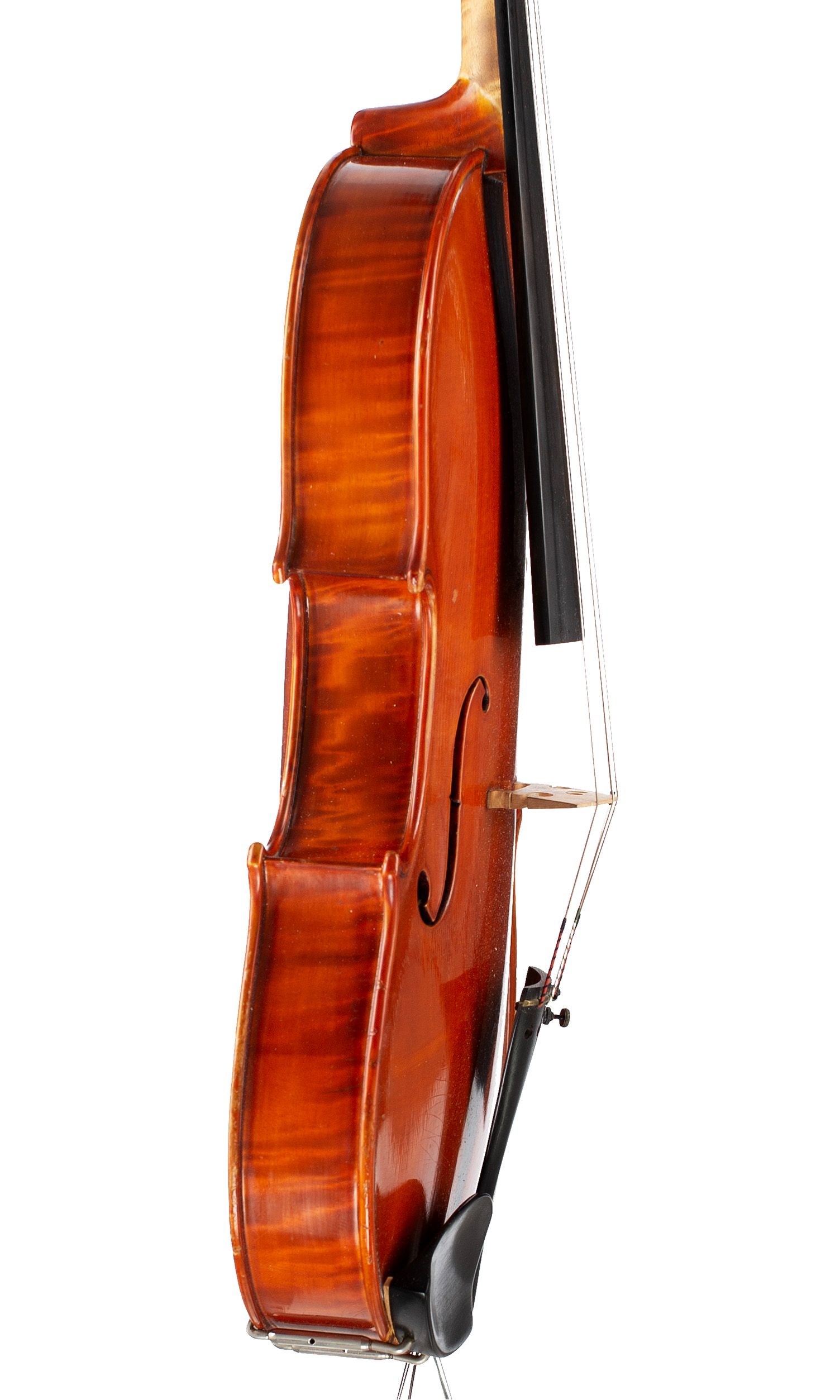 Viola by Istvan Konya, circa 1980 — angled view, 80°