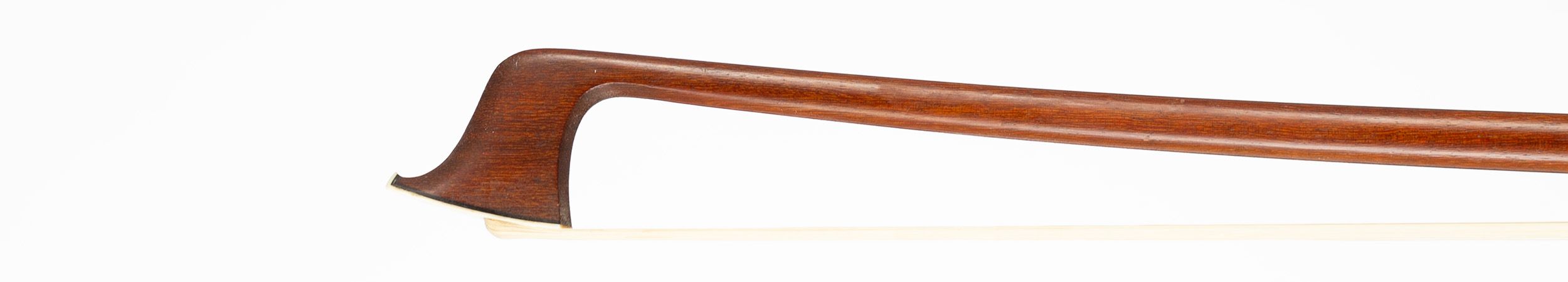 A silver-mounted viola bow by H. R. Pfretzschner, Germany, circa 1920 — head