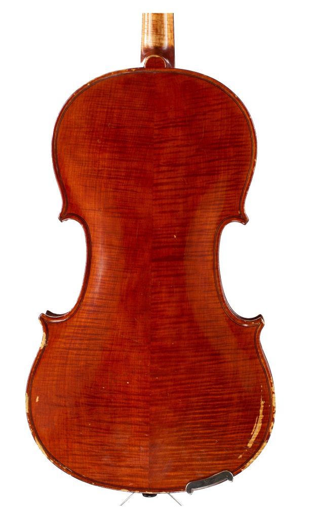 Violin by Walter H. Mayson, Windermere, 1887 — back