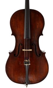 Cello, Workshop of Caussin, Vosges, circa 1890 — front
