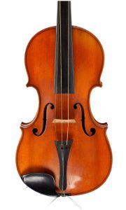 A violin by Breton Brevette, France, 20th Century — front