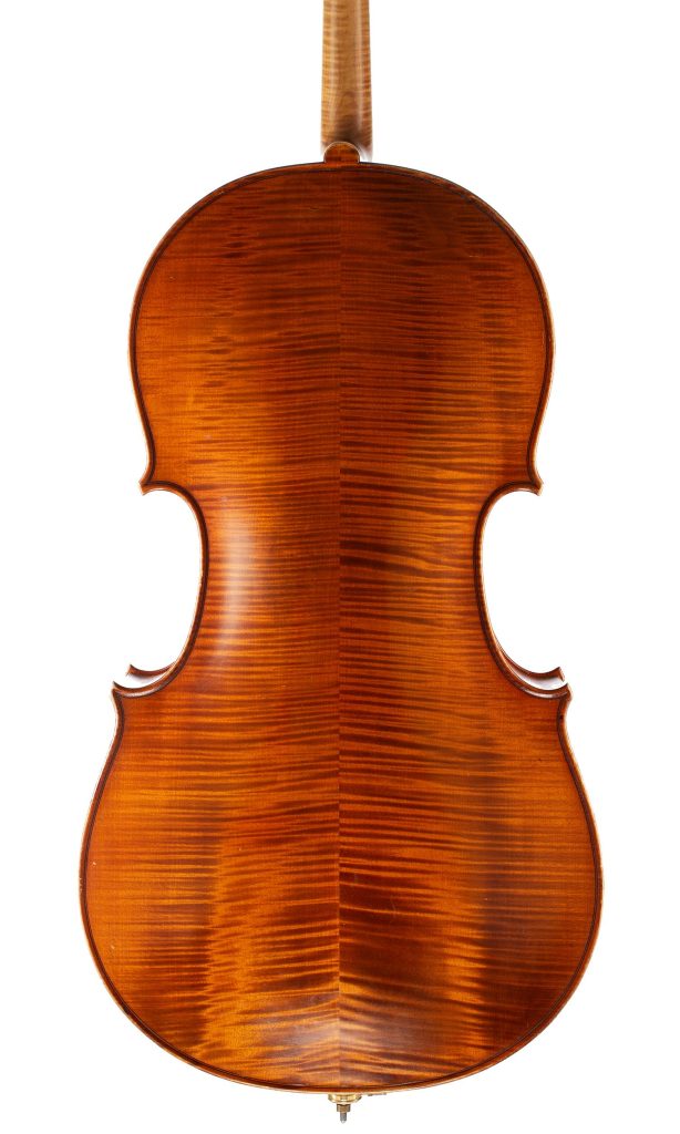 Cello by Mario Gadda, Mantua, 1974 — back