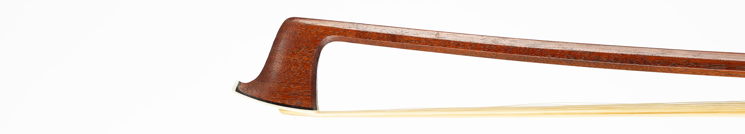 A silver-mounted violin bow by Mark Yakoushkin, Oxford — head