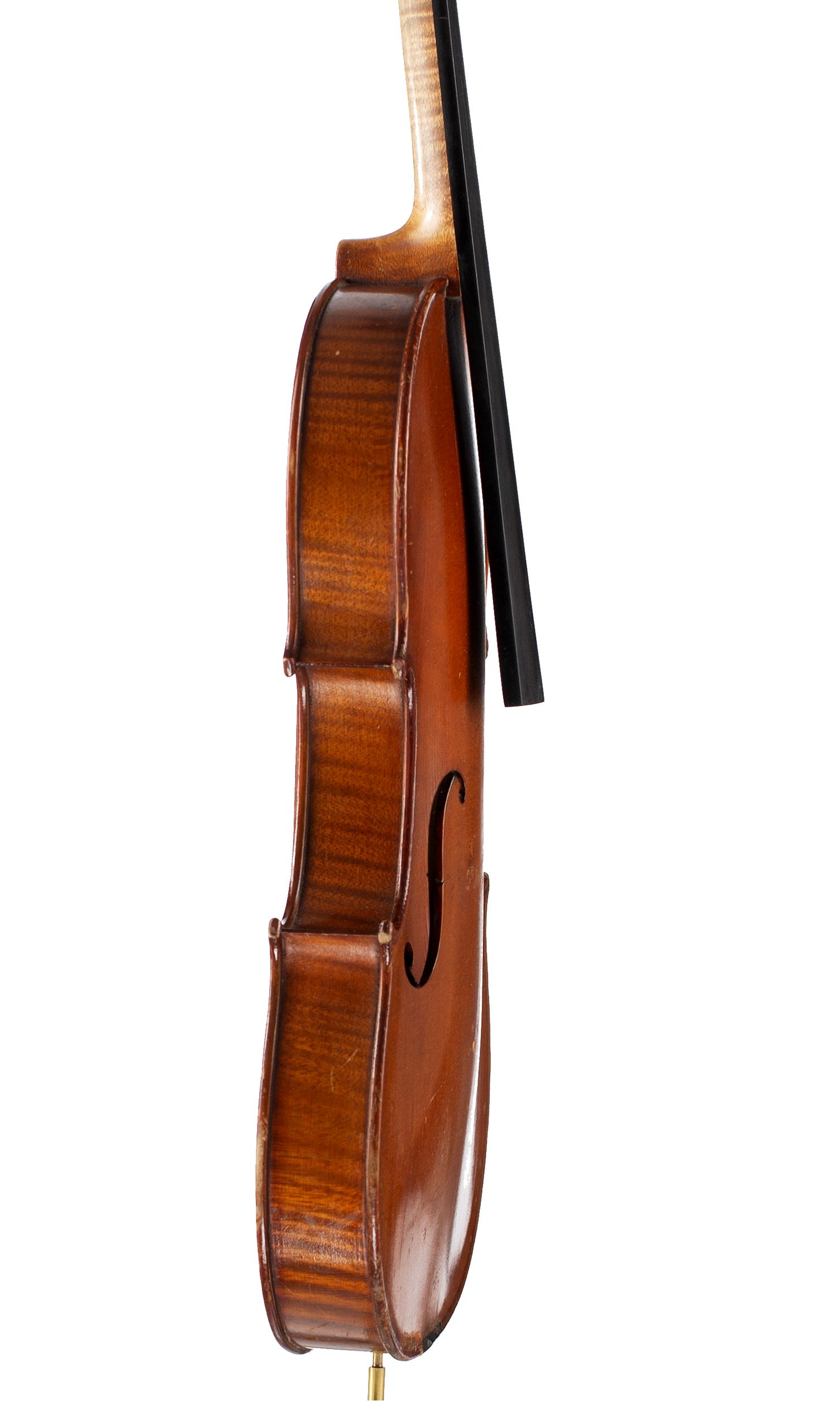 Violin by Chipot-Vuillaume, Mirecourt, 20th Century — angled view, 80°