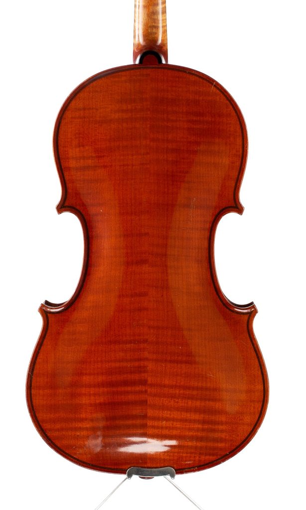 Violin by Emanuel Whitmarsh, London — back