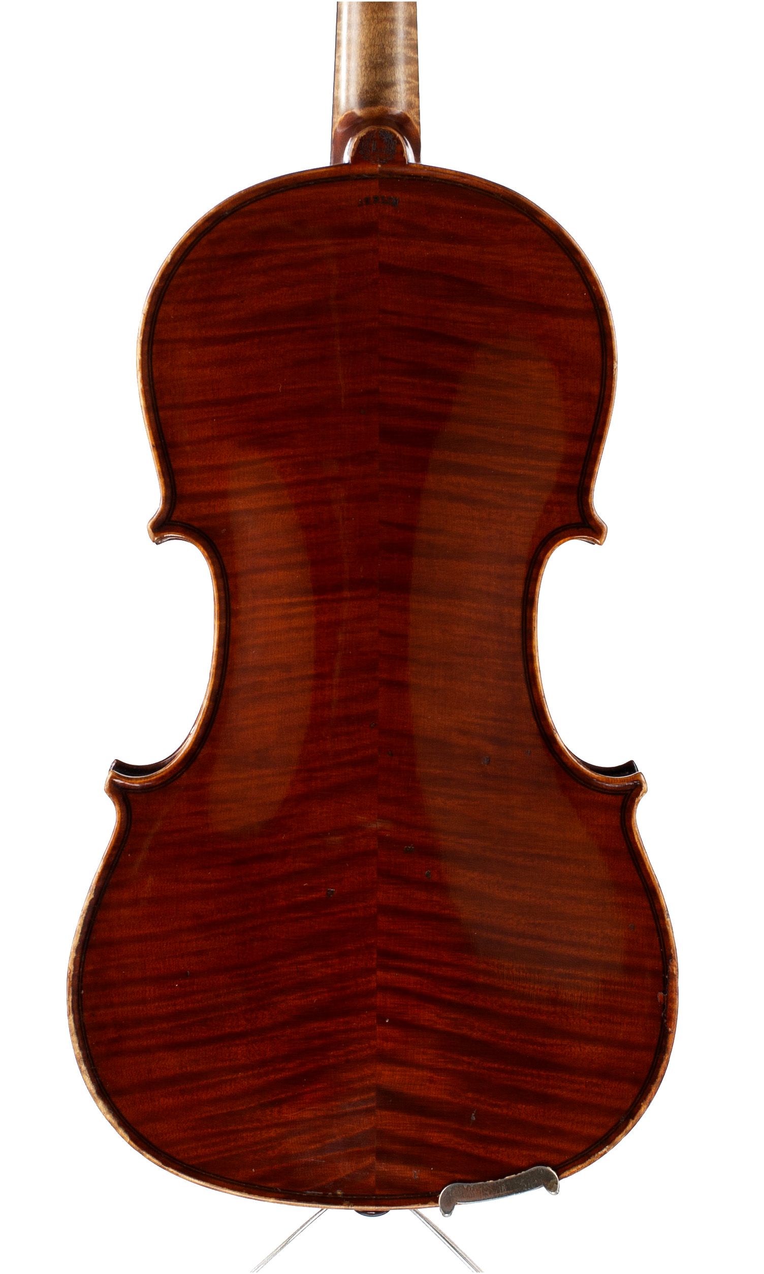 Violin, Workshop of Lowendall, Germany, circa 1890 — back
