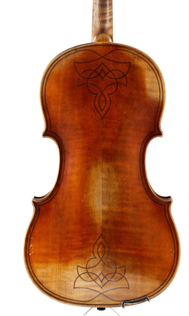 Viola by N. F. Vuillaume, Brussels, 1862 — back