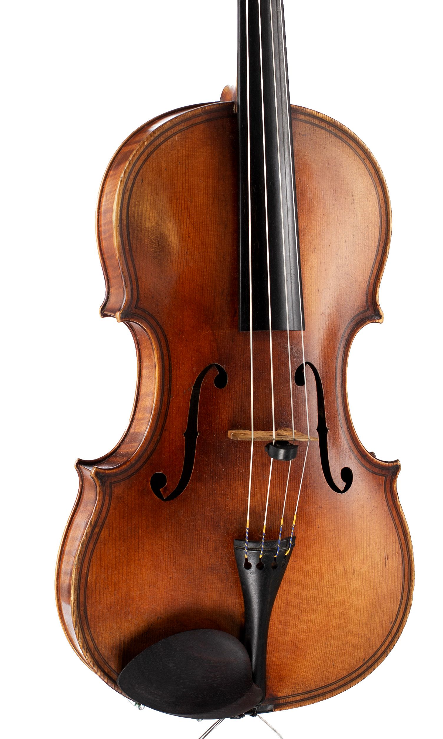 Viola by N. F. Vuillaume, Brussels, 1862 — angled view, 20°