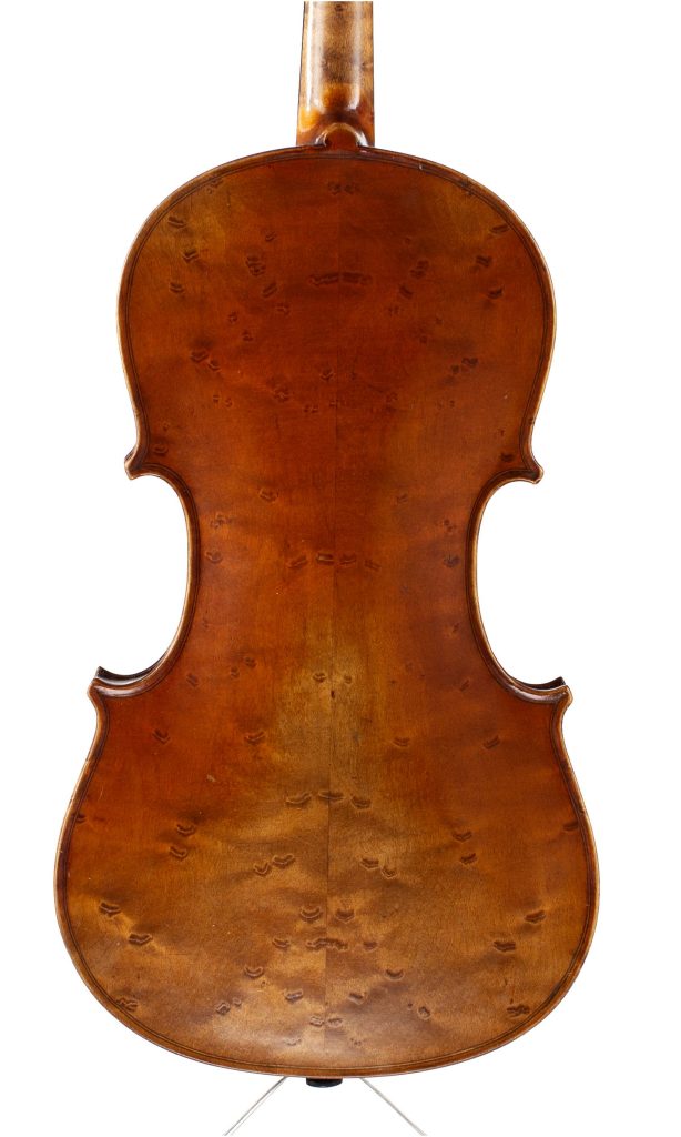 Violin, Workshop of Lowendall, Berlin — back