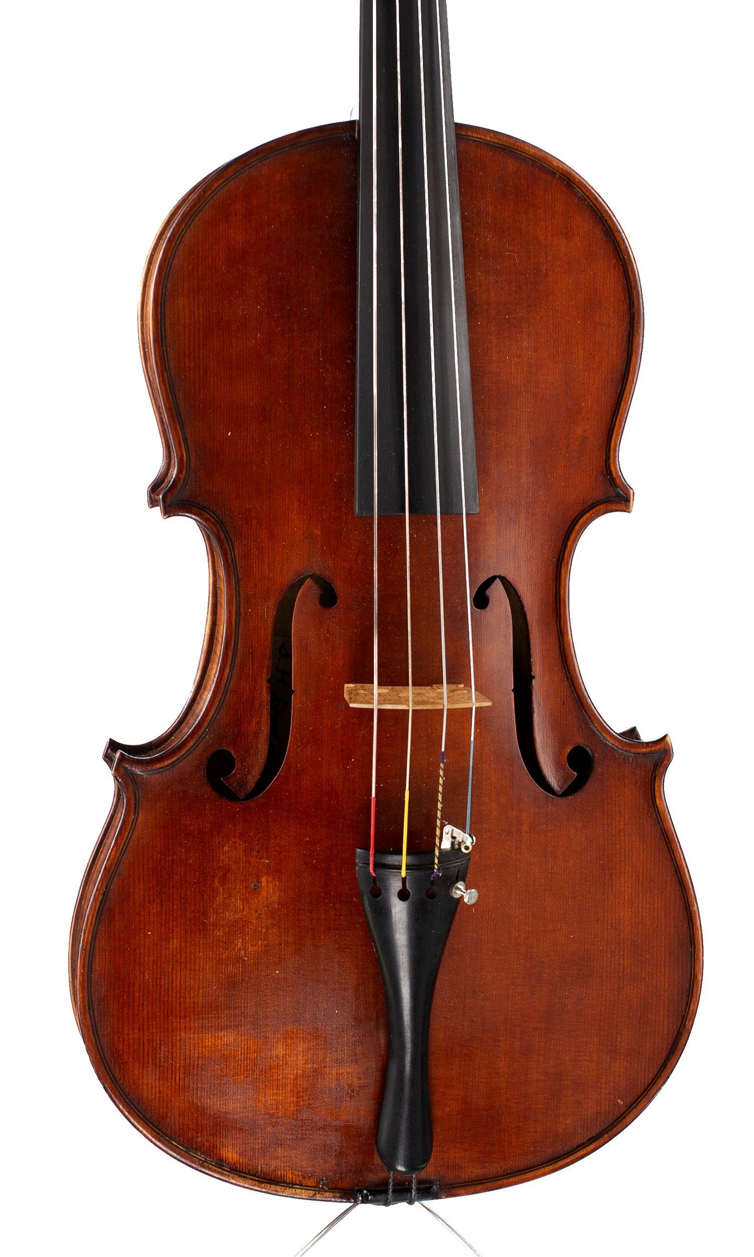 Viola by S. H. Dodd, London, 20th Century — angled view, 10°