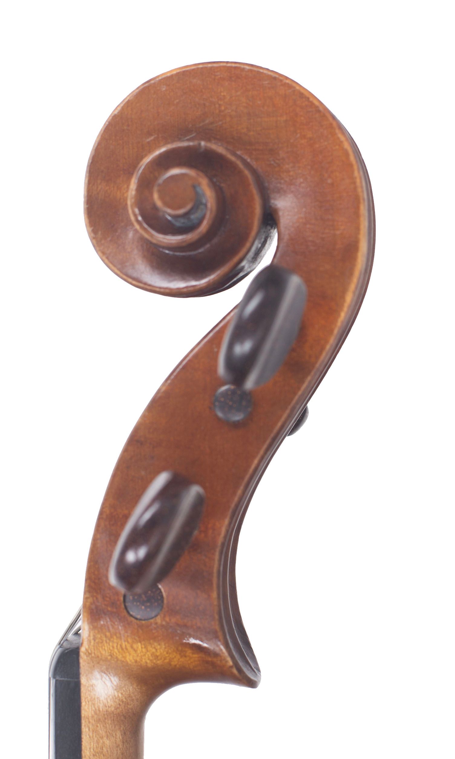 Viola by J. W. Owen, Leeds — scroll