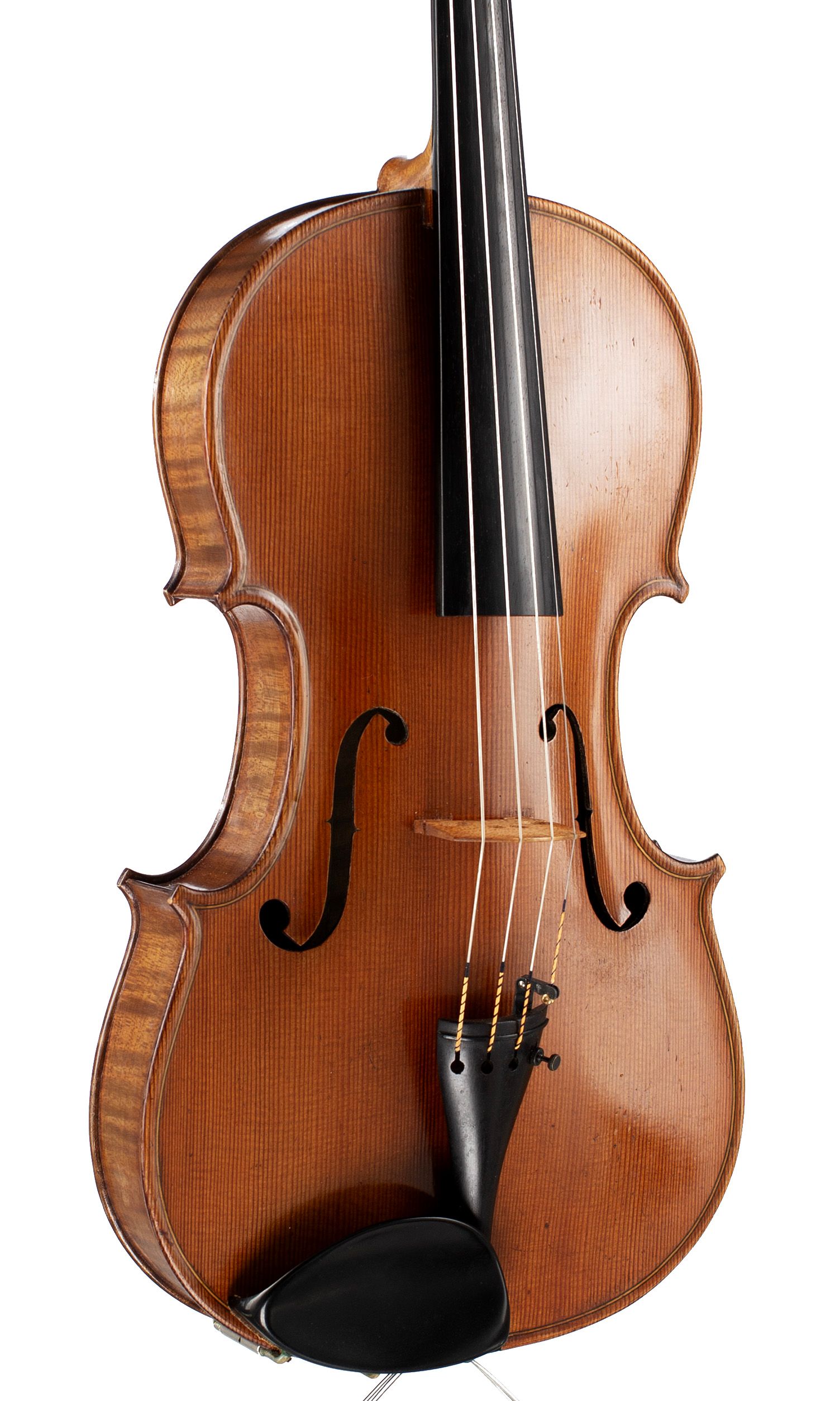 Viola by J. W. Owen, Leeds — angled view, 30°