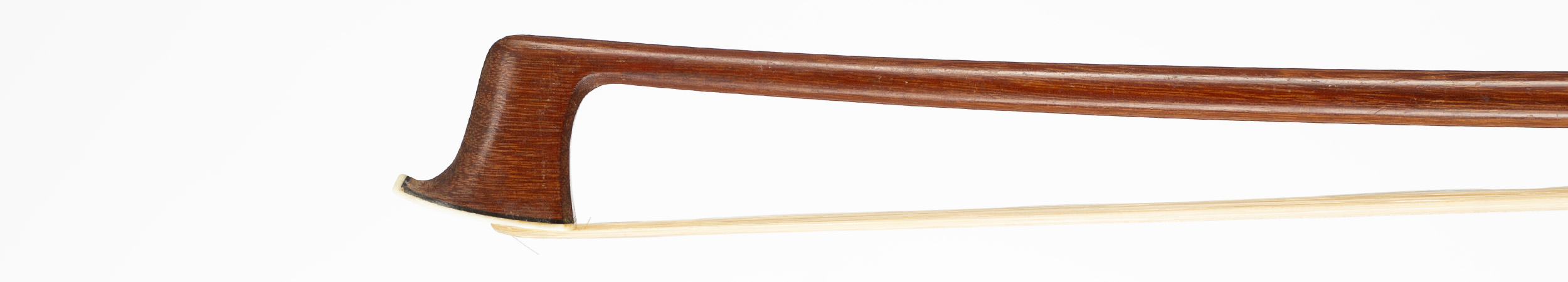 A silver-mounted violin bow by Emil Werner, Germany, circa 1920 — head