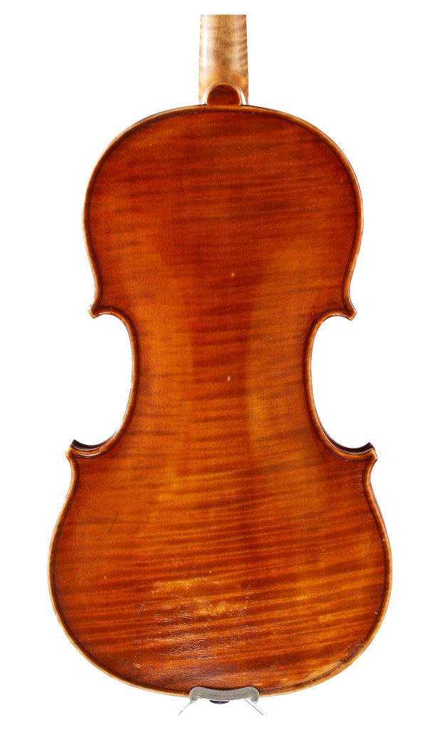 Violin by Wilhelm Paul Kunze, Gravenhage, 1932 — back