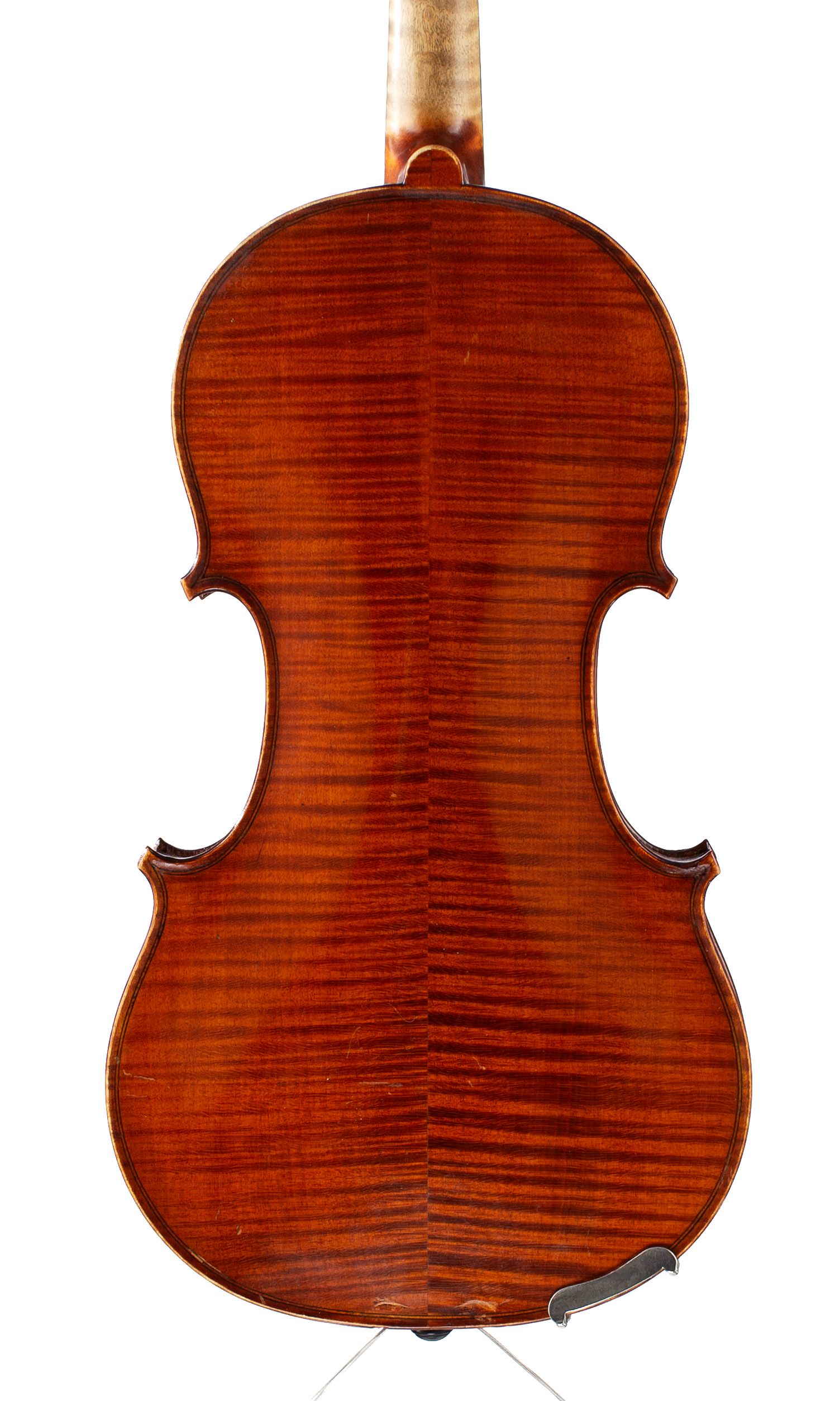 Violin by Auguste Delivet, Toronto, 1923 — back