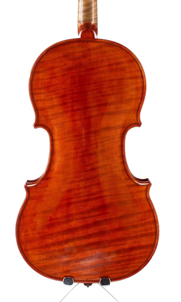 Violin by William J. Huggler, New York, 1991 — back