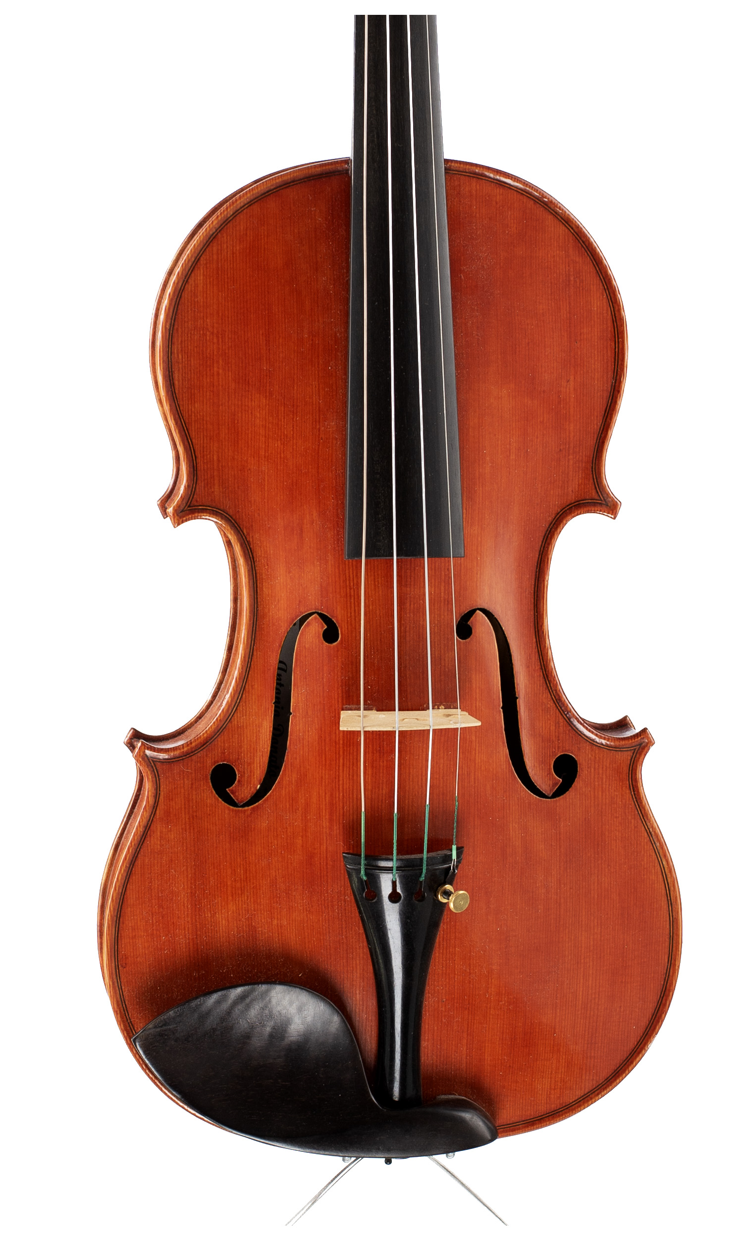 A violin by Antonio Donato, New York, 2018 — angled view, 10°