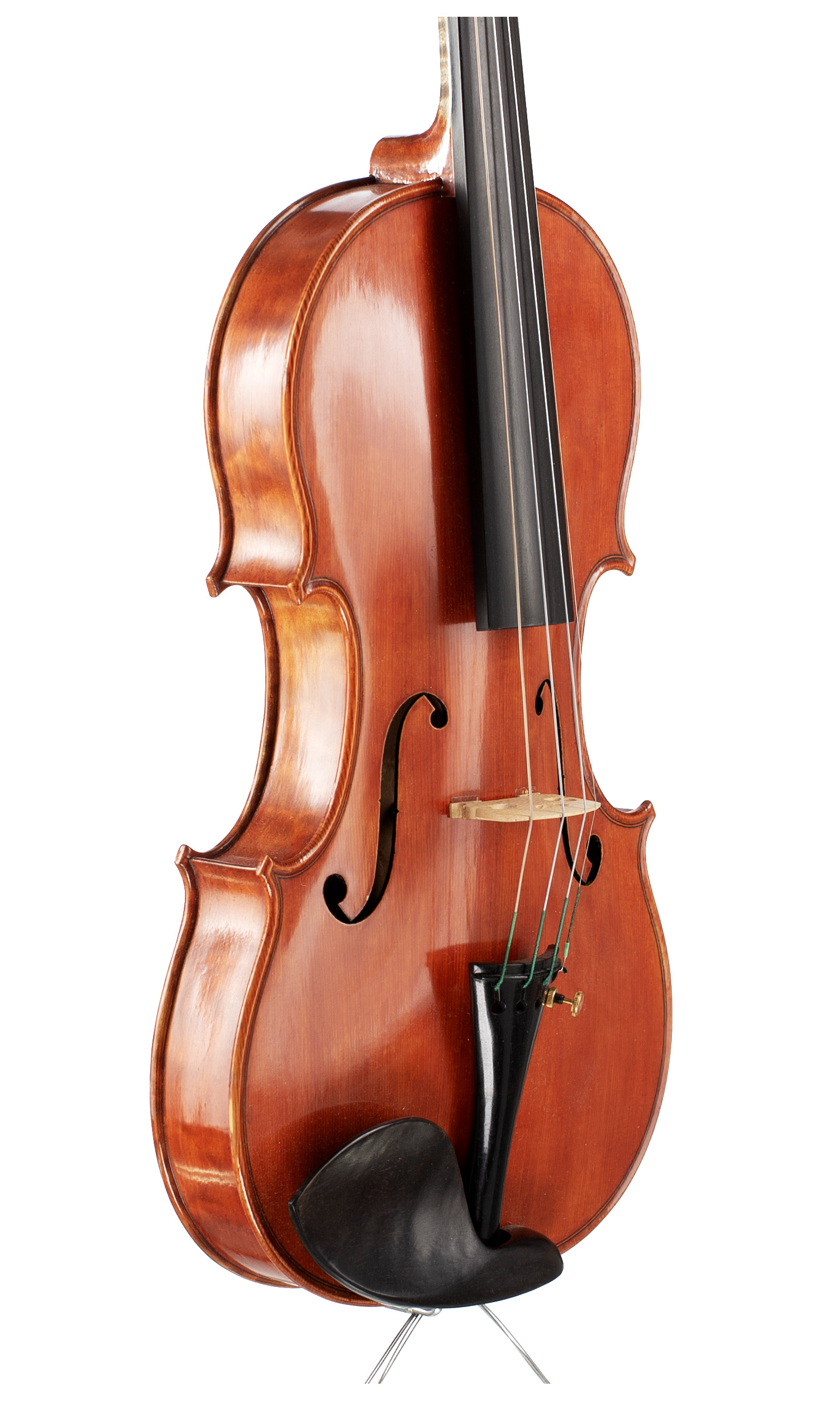 A violin by Antonio Donato, New York, 2018 — angled view, 50°