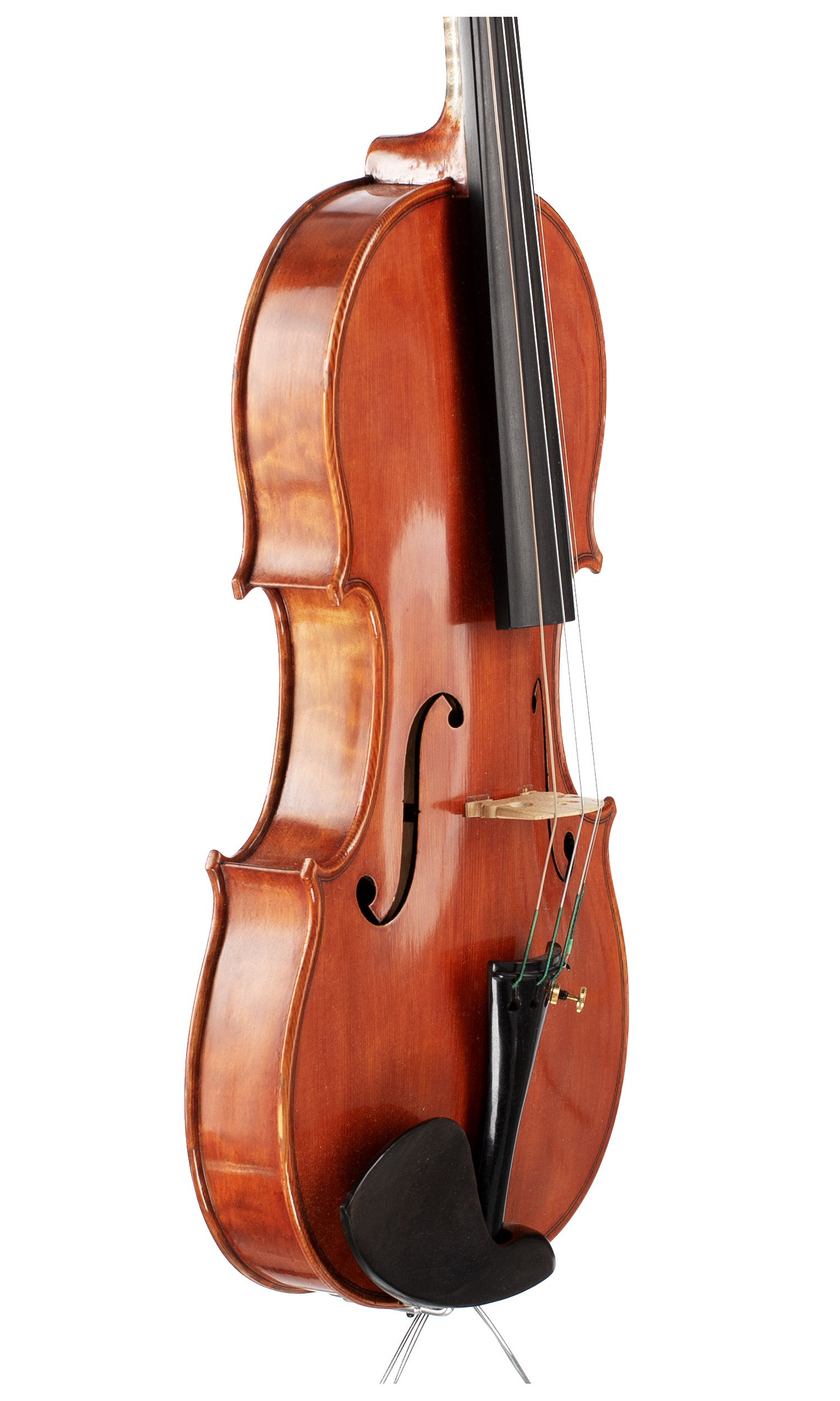 A violin by Antonio Donato, New York, 2018 — angled view, 60°