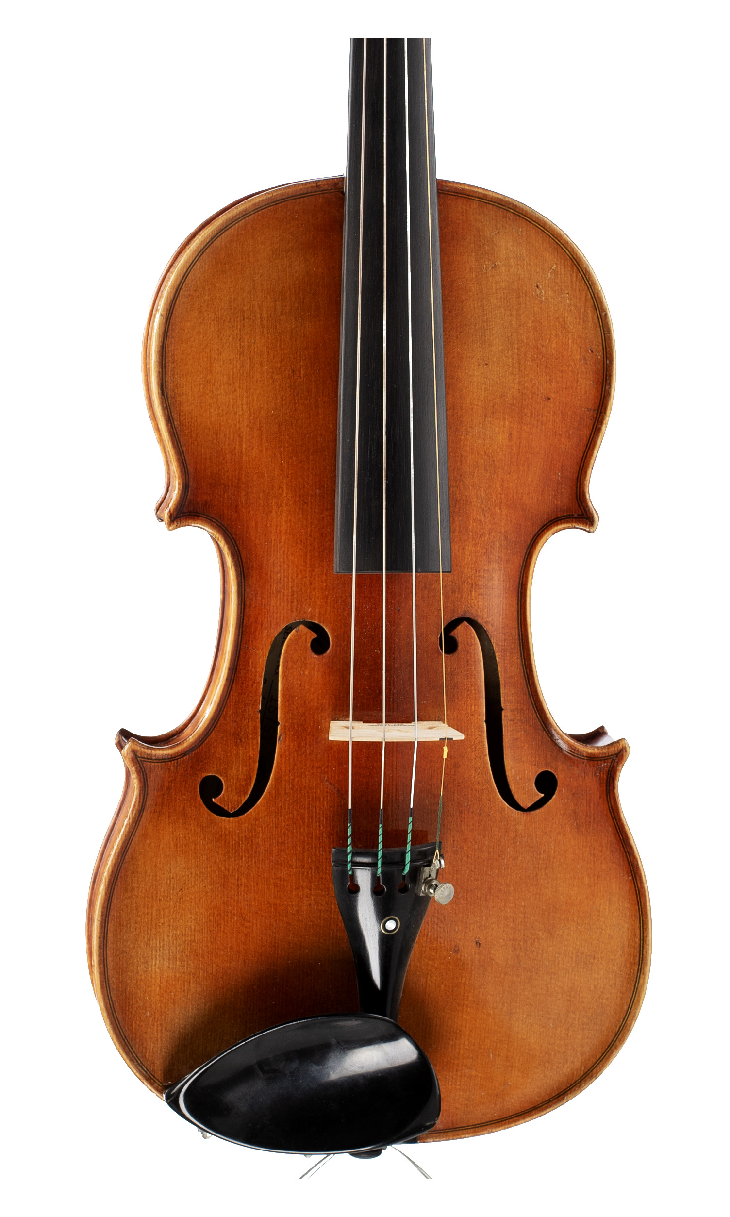A violin by Mathias Thoma, Germany — angled view, 10°
