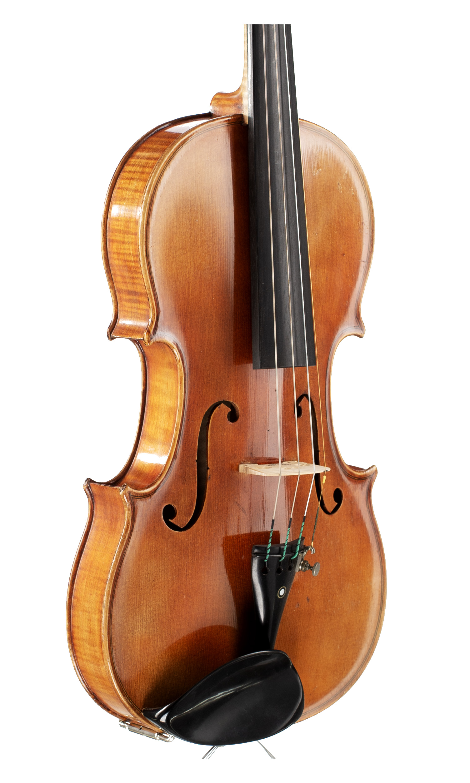 A violin by Mathias Thoma, Germany — angled view, 40°