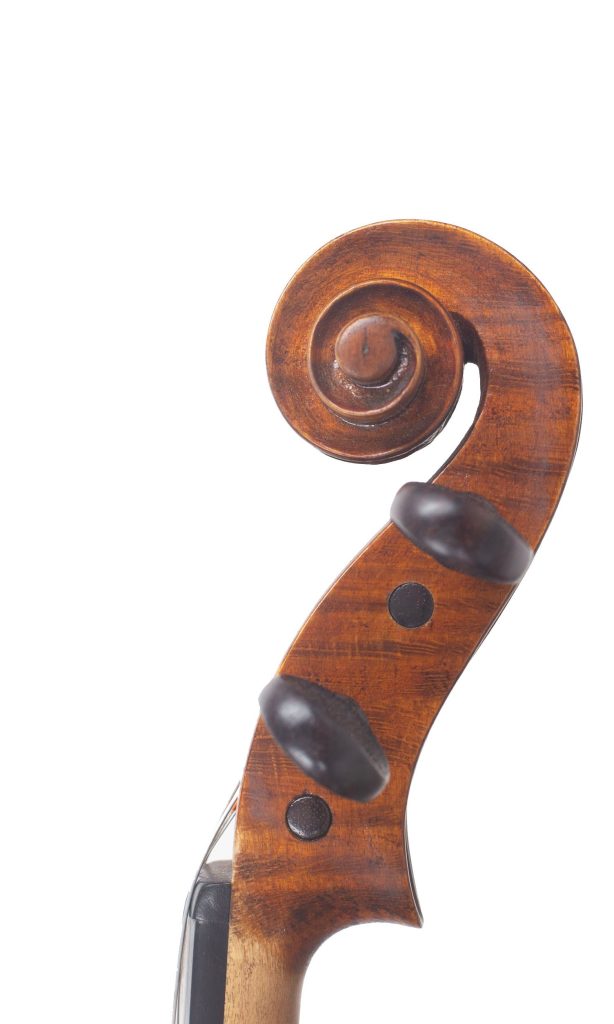 Violin by Benvenuto Botturi, Brescia, 1967 — scroll