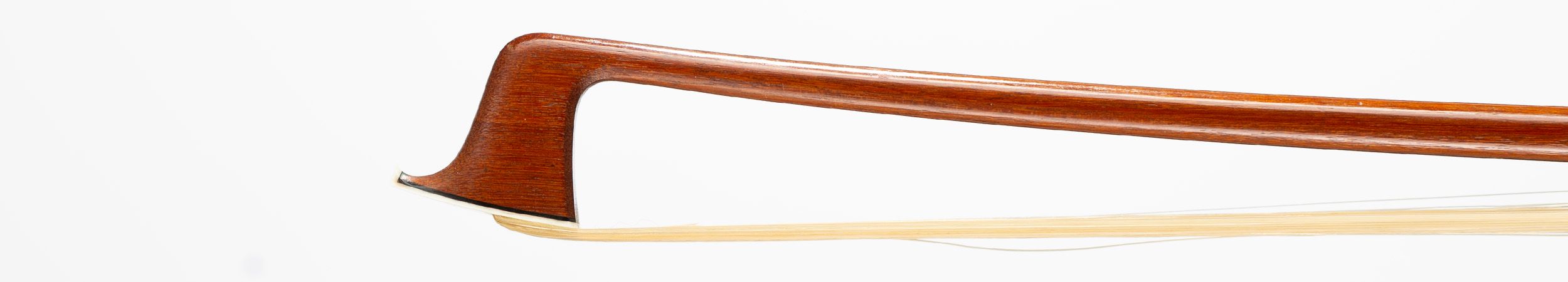 A silver-mounted violin bow by H. C. Lamy (fils), Paris, circa 1920 — head