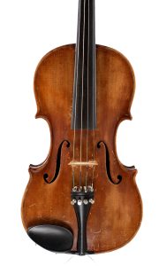 A violin by Sillem Benecke, Stockholm, 1880 — front