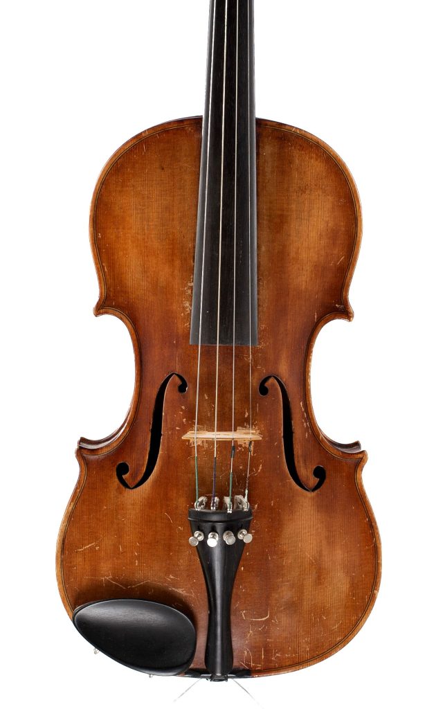A violin by Sillem Benecke, Stockholm, 1880 — front