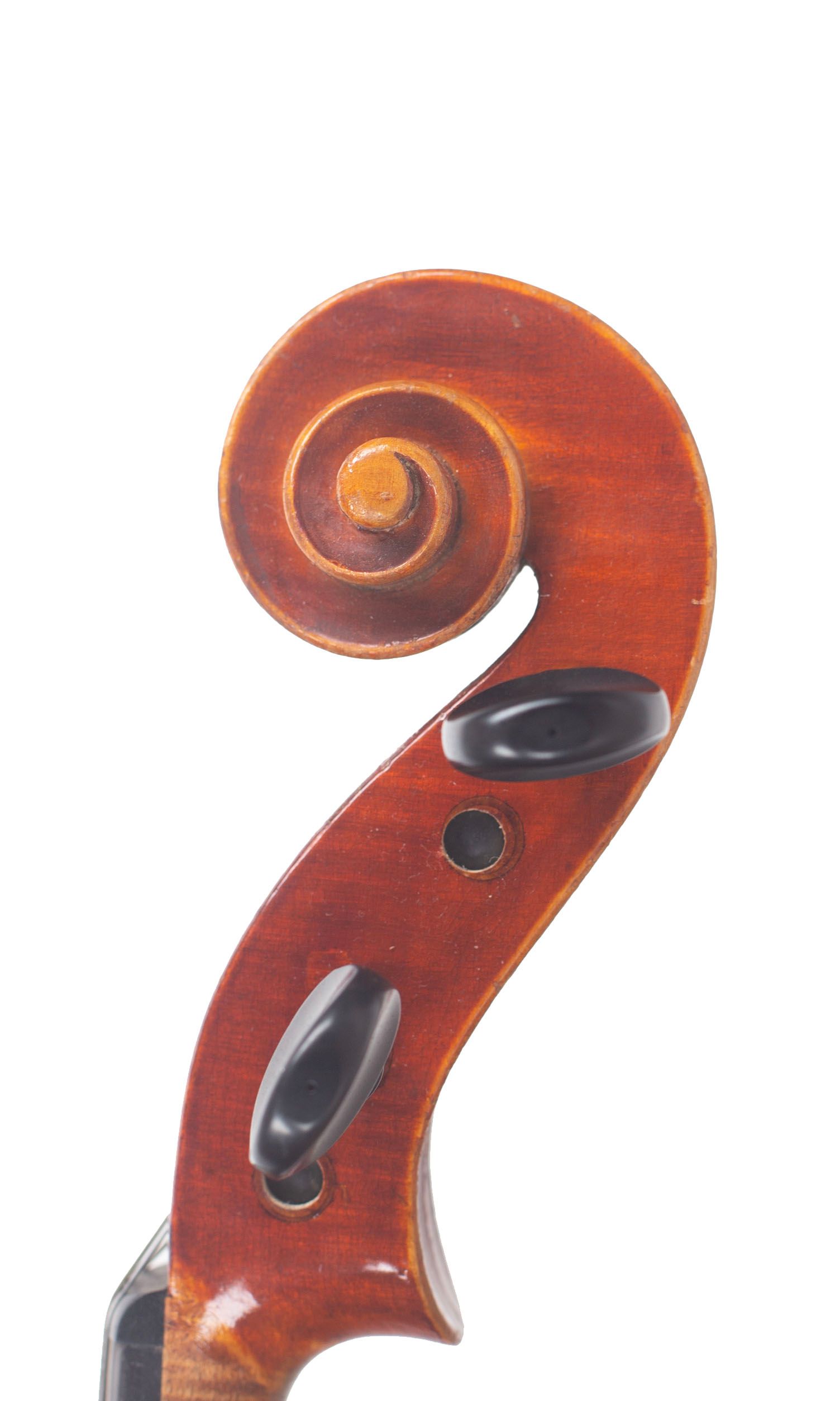 Viola, Workshop of Ernst Heinrich Roth, Bubenreuth, Erlangen, 1965 — scroll