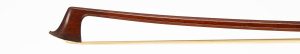 A silver-mounted violin bow by a member of the Knopf Family, Germany, circa 1940 — head and frog
