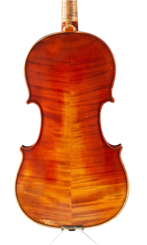 Violin by Paul Blanchard, Lyon, 1887 — back