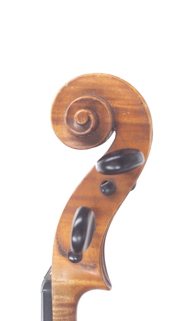 Violin, Workshop of Jean Werro, Berne, 1924 — scroll