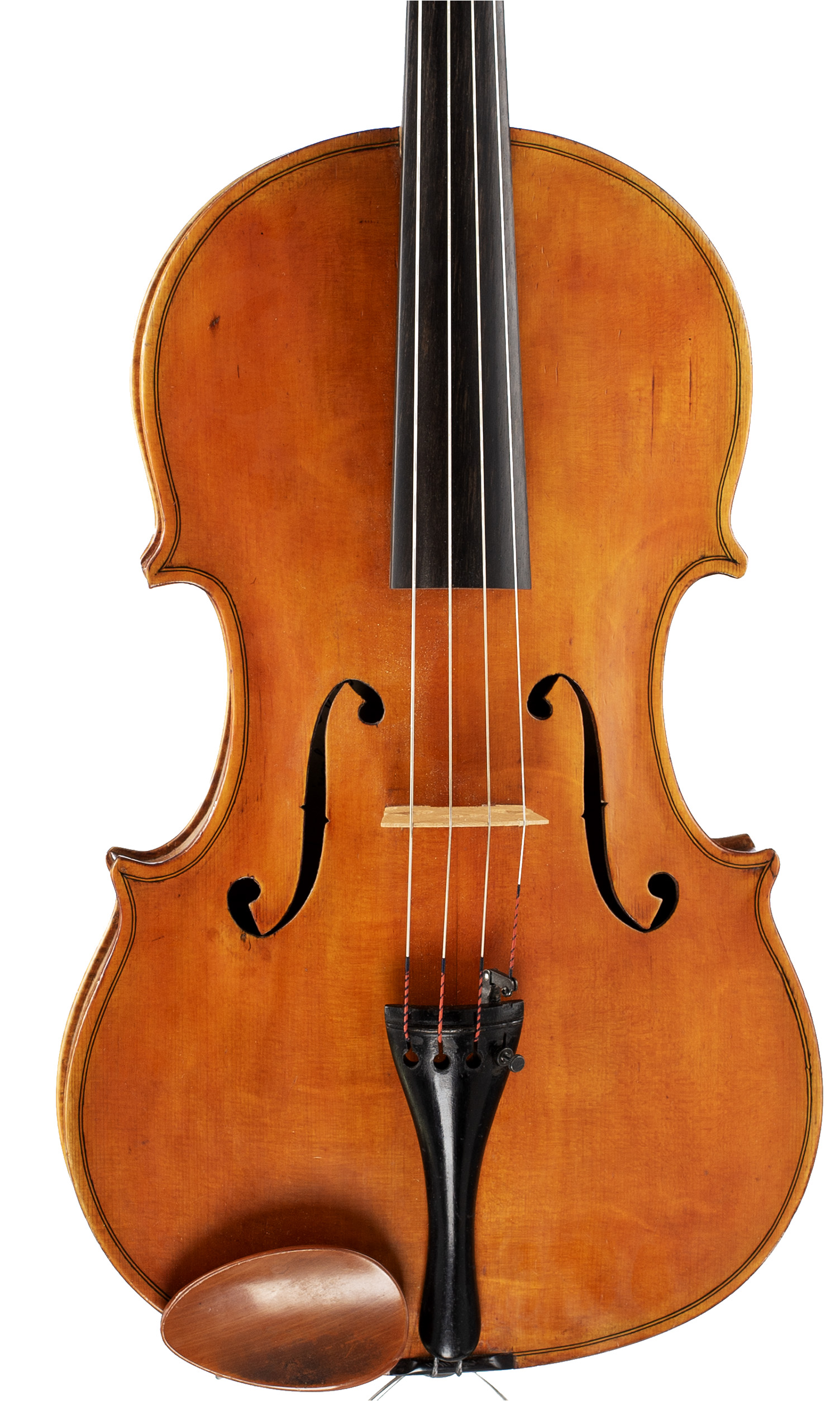 A viola by Alexander Youngson, Glasgow, 1960 — angled view, 10°