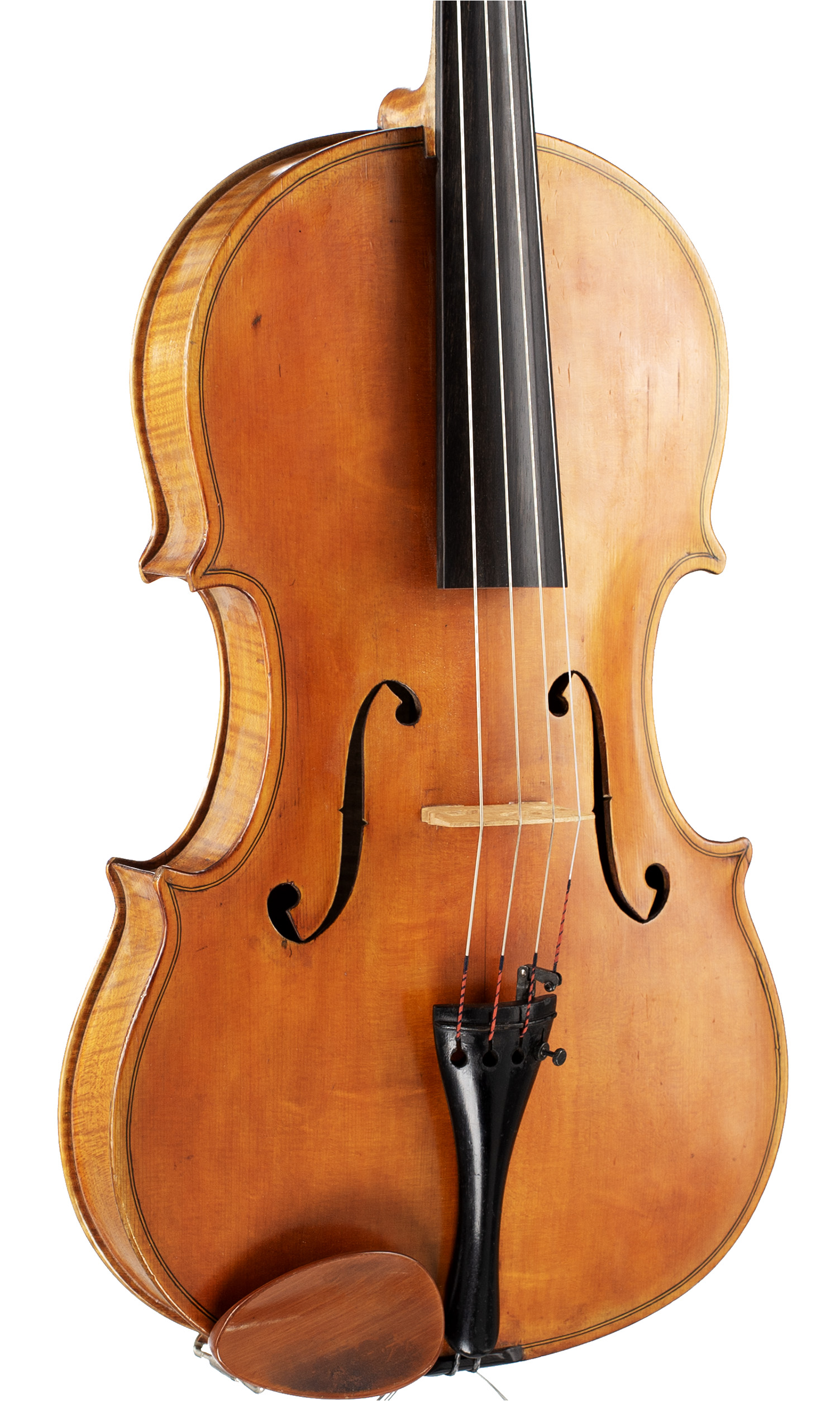 A viola by Alexander Youngson, Glasgow, 1960 — angled view, 30°