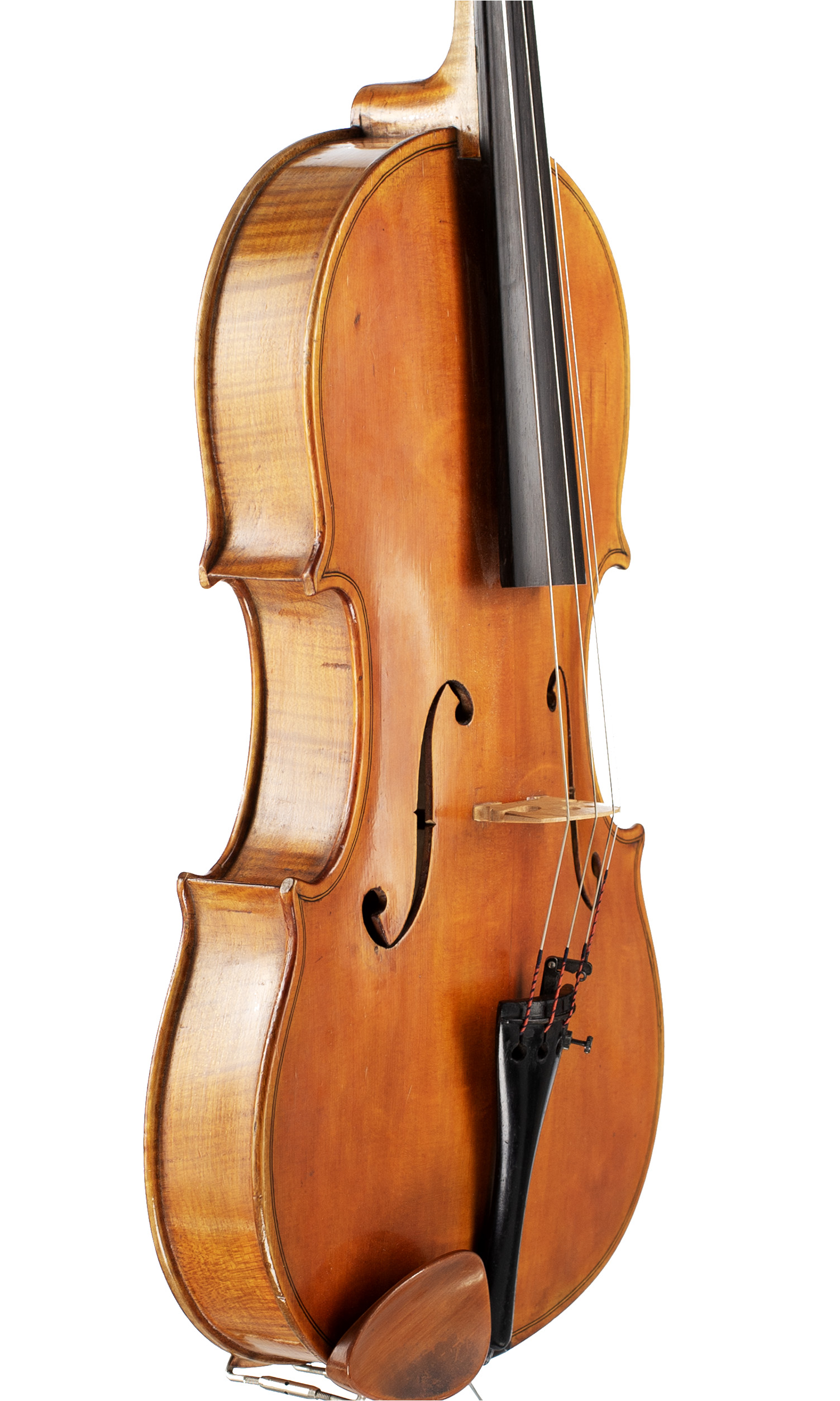 A viola by Alexander Youngson, Glasgow, 1960 — angled view, 60°
