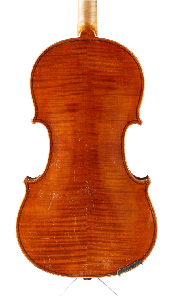 Violin, Workshop of Heinrich Th. Heberlein Jr., Markneukirchen, 1935 — back