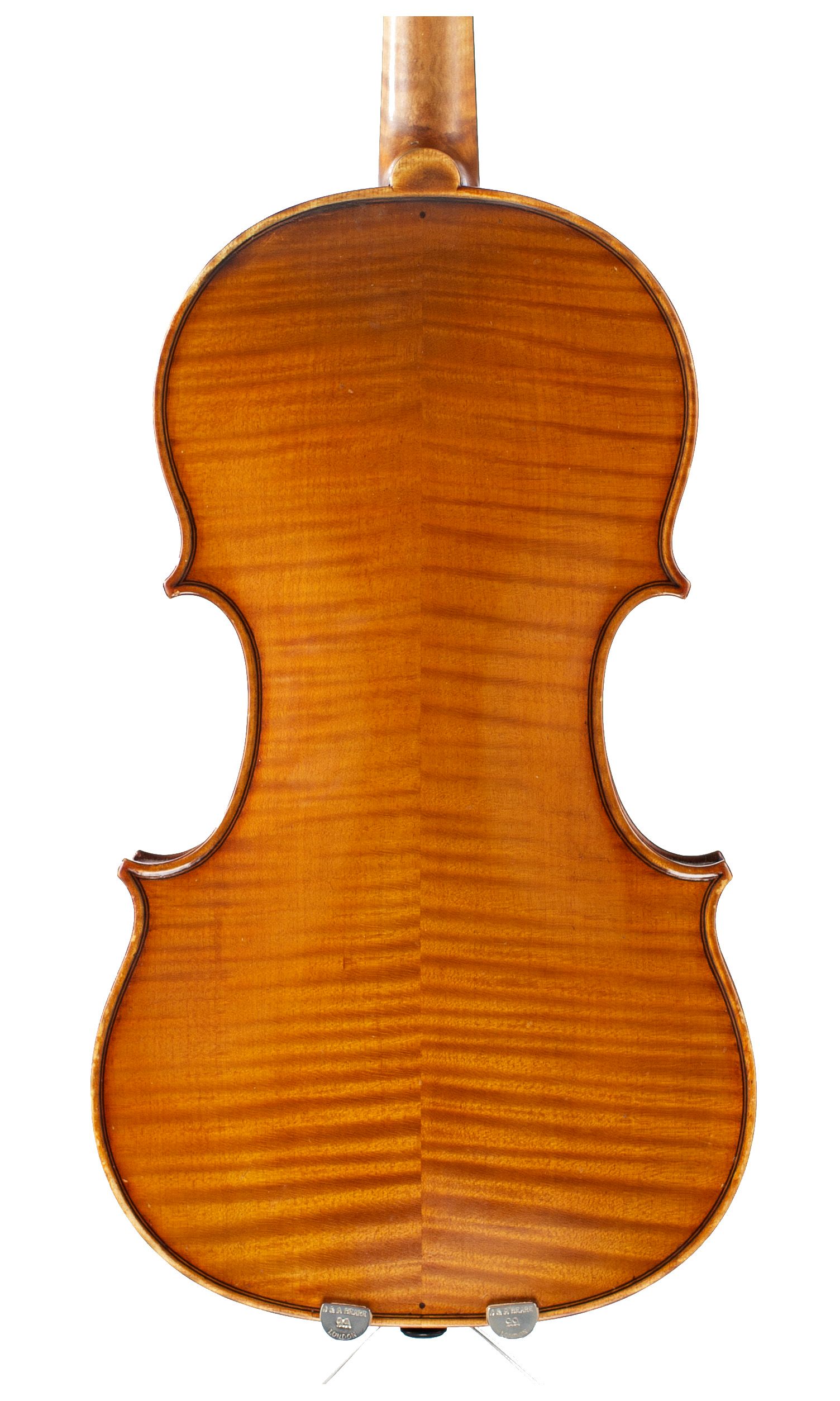 Violin by Giuseppe Pedrazzini, Milan, 1937 — back