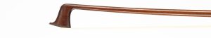A silver-mounted violin bow by François Nicolas Voirin, Paris, circa 1875 — head and frog