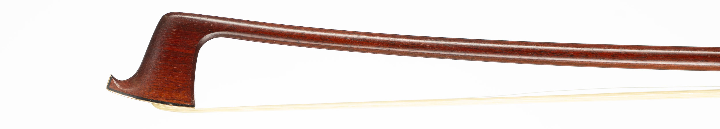 A gold-mounted violin bow by Howard Green, Fife, 2006 — head